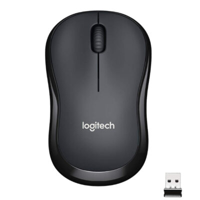 Logitech M221 Wireless Mouse – Gray, Silent Clicks, Long Battery Life