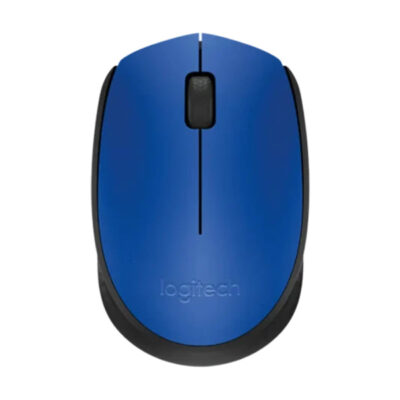 Logitech M171 Wireless Mouse – 2.4GHz, Plug & Play, 12-Month Battery – Blue