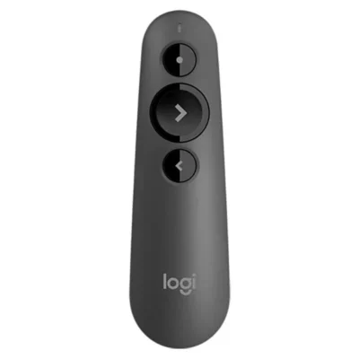 Logitech R500 Laser Presentation Remote – Bluetooth & USB Wireless, Red Laser Pointer, 20m Range – Black
