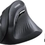UGREEN Multi-Mode Vertical Mouse – Ergonomic 57° Angle, Dual Wireless (Bluetooth + 2.4G), 4000 DPI Adjustable – Mac & Windows Compatible
