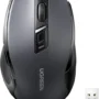 UGREEN Ergonomic Wireless Mouse – 2.4G & Bluetooth, Silent Click, Adjustable 4000 DPI, 18-Month Battery – Full-Size Design