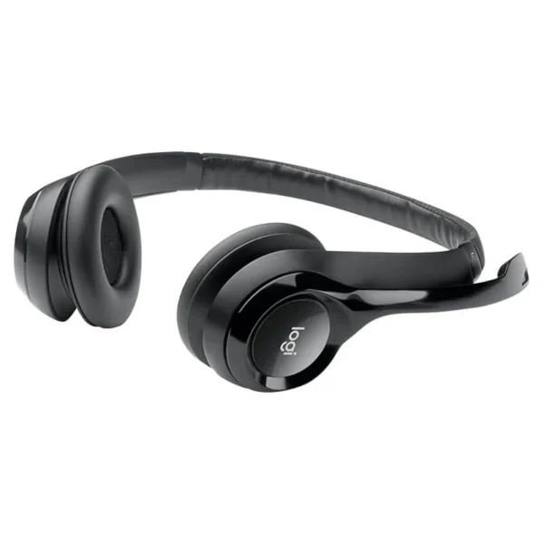 Logitech H390 USB Headset – Black | Plug-and-Play Digital Audio, Noise-Canceling Mic, Laser-Tuned Drivers, In-Line Controls, Comfortable Fit - Image 2