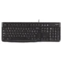 Logitech K120 USB Wired Keyboard – Spill-Resistant, Low-Profile Keys, Full-Size Layout with Number Pad – Plug & Play for Windows/Linux
